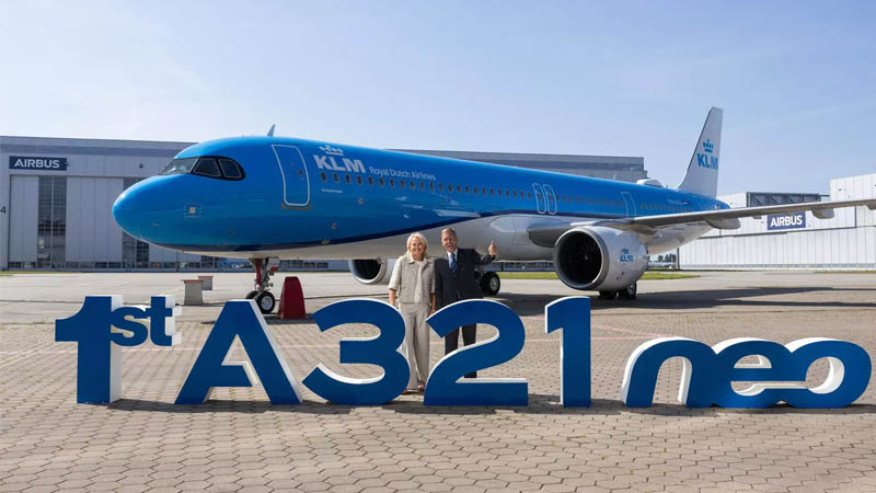 KLM recibe su primer Airbus A321neo