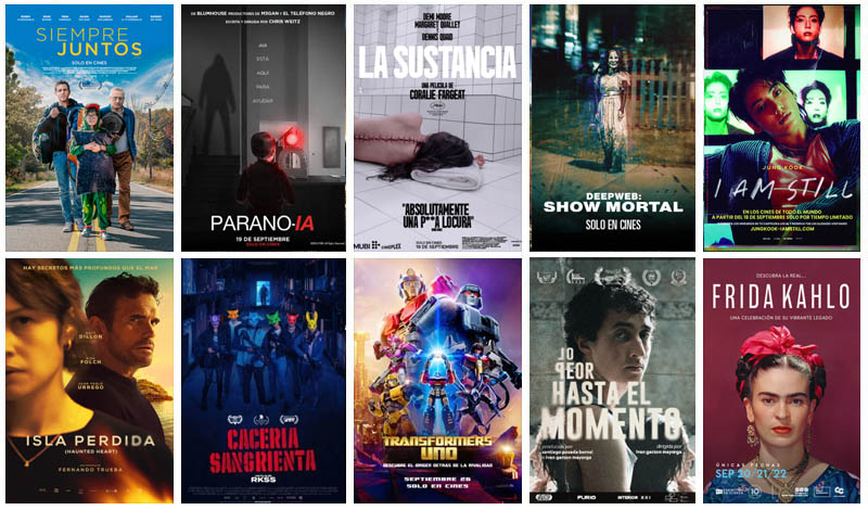 Estrenos en Colombia septiembre 19 del 2024