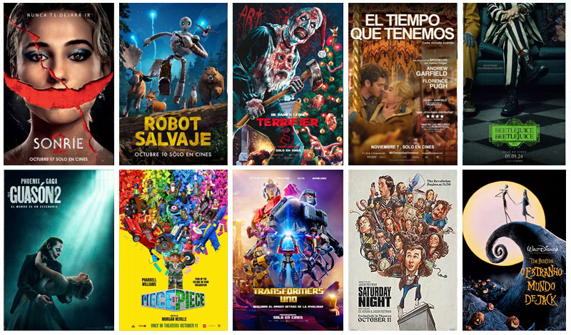 Películas Más Taquilleras De La Semana Del 18 Al 24 De Octubre De 2024 En USA