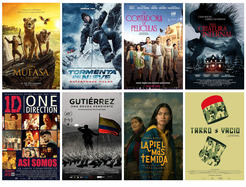 Estrenos en Colombia diciembre 19 del 2024