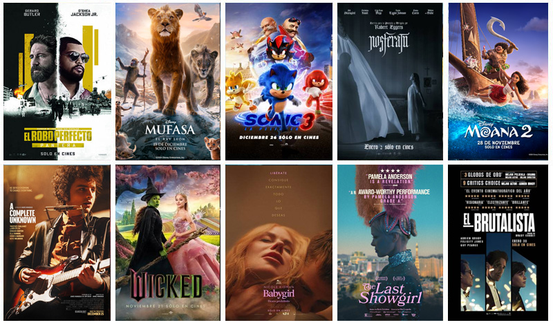 Películas Más Taquilleras De La Semana Del 10 Al 16 De Enero De 2025 En USA